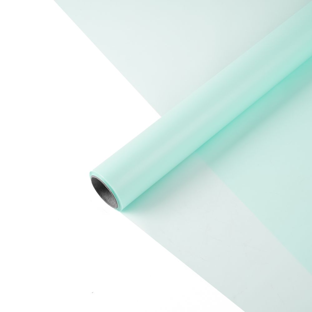 Пленка матовая ЛЮКС 58смх10м СВЕТЛО-ГОЛУБОЙ