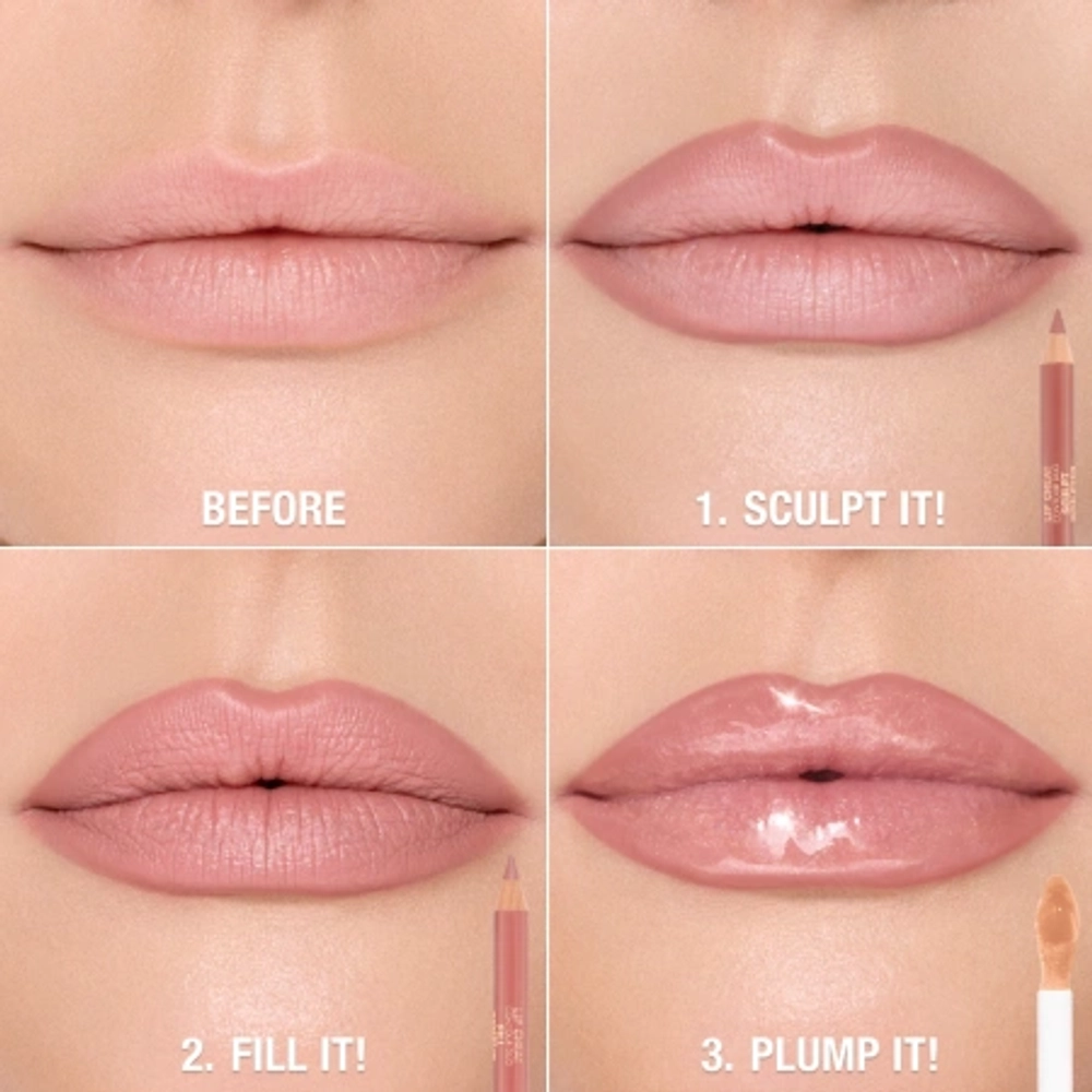 CHARLOTTE TILBURY Контур карандаш для губ Lip Cheat Duo Fair/Clair