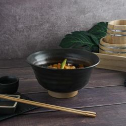 Салатник 940 мл миска для лапши d 19,5 см h10 см Dark Matt Panasia P.L. Proff Cuisine [1]