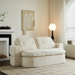 Диван Claude, жемчужный