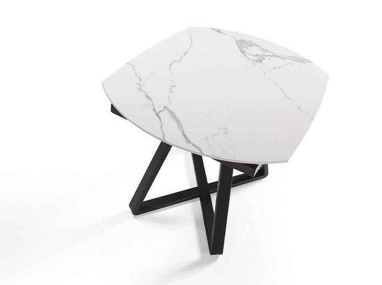 Обеденный стол D2055BB /1096 из керамики и черной стали Испания 