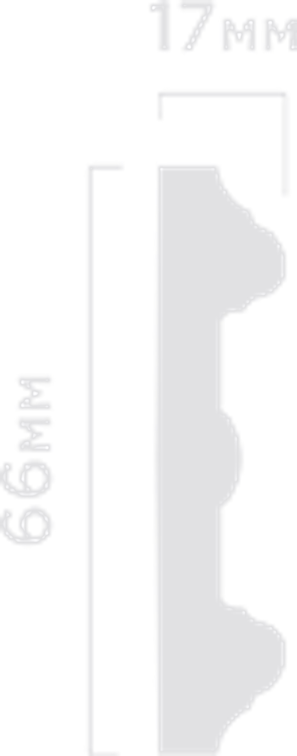 Молдинг HiWood, 66x17 мм