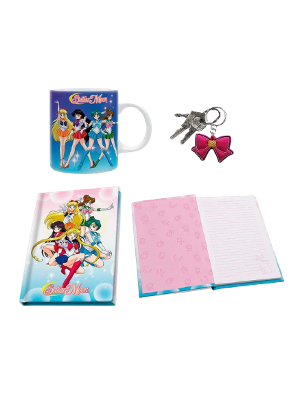 Подарочный набор Sailor Moon: блокнот, брелок и кружка