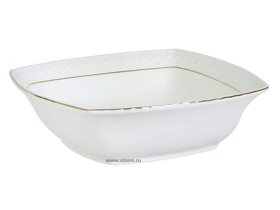 Салатник 340мл 13см квадр. Снежная королева (45457)