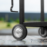 Мангал сварной на колесах, 662 х 390 х 152/805 мм, сталь 2 мм, кочерга в комплекте, Camping Palisad