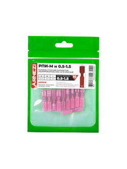 Разъемы плоские полностью изолированные РПИ-М(н) 0.5-1.5 AWG(22-16) b=5.2мм (10шт) красные, , Max Вт ARNEZI A0110121
