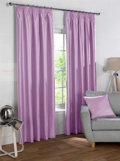 Silky (сиреневый). Шторы из люкс-сатена однотонного.