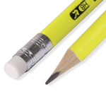 Набор ч/г карандашей, Yalong HB, "Планеты", дерево, с ластиком, трехгранный, заточенный, неон, ассорти, 12 шт/уп, европодвес