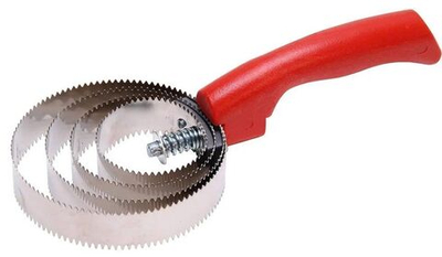 Скребница для шкуры спиральная 4-х рядная