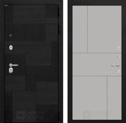 Входная металлическая дверь Лабиринт PAZL (ПАЗЛ) 21 Грей софт