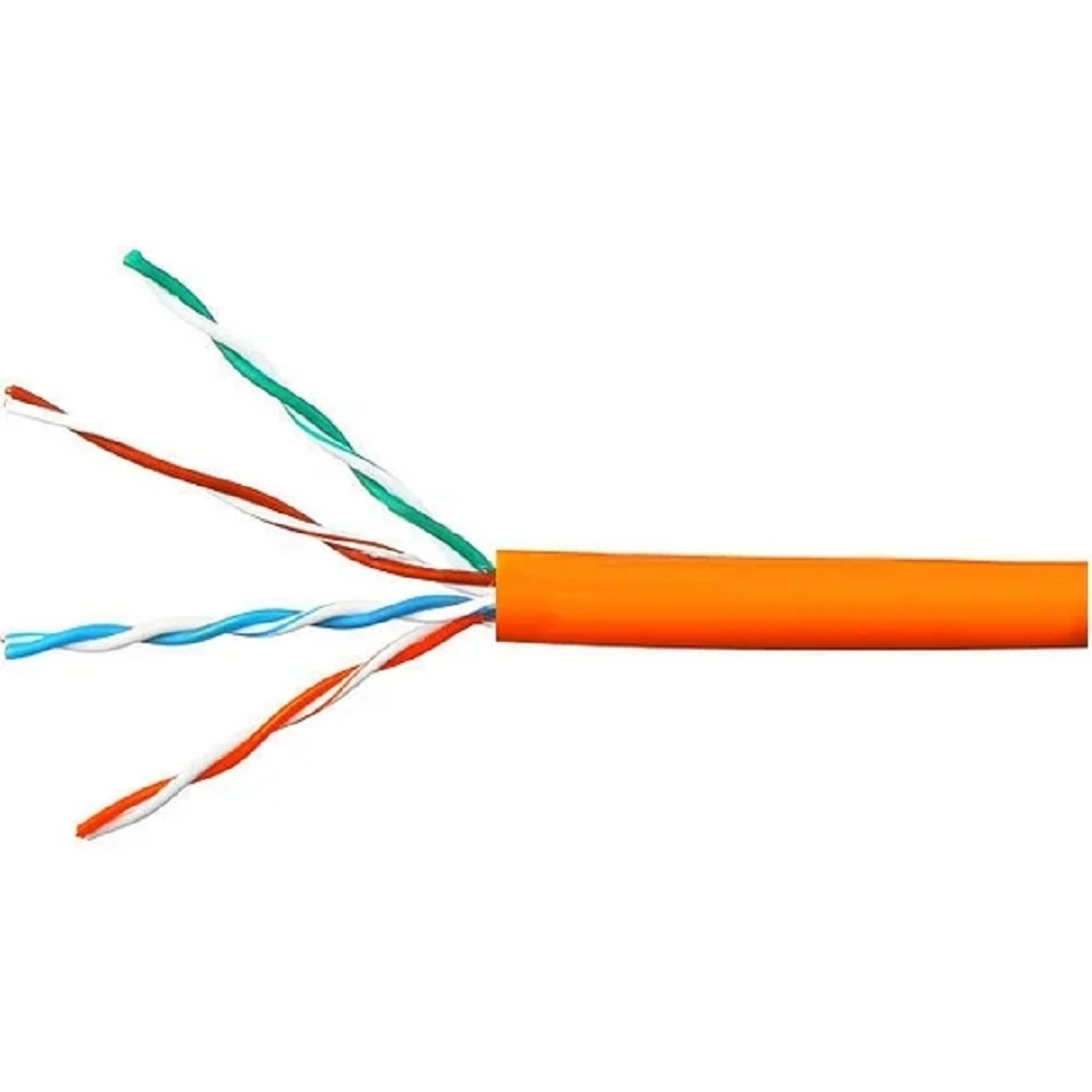 Витая пара Cablexpert UPC-5051E-LSZH-4-CU Кабель Cablexpert (RU) UTP-LSZH 4x2x0.51, медный, кат.5e, однож., 305м, box, оранж