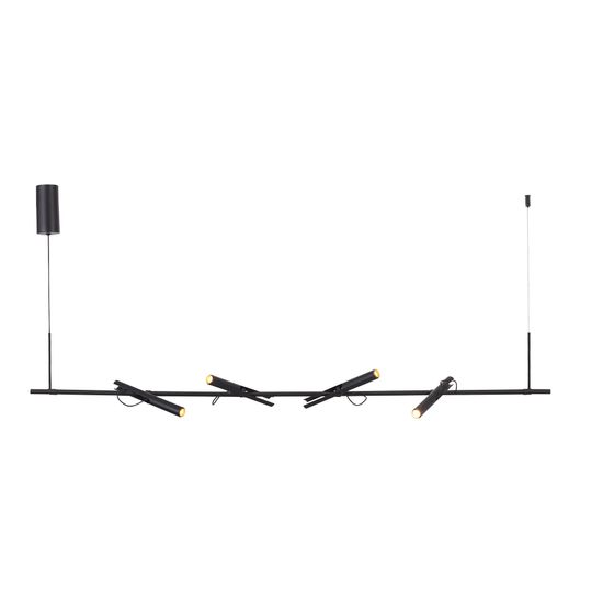 SL6210.403.04 Светильник подвесной ST-Luce Черный/Черный, Золотистый LED 4*3W 3000K LILT