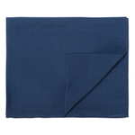 Дорожка на стол из стираного льна синего цвета из коллекции essential, 45х150 см