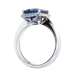 Кольцо с Танзанитом и Бриллиантами, R0070-9/1