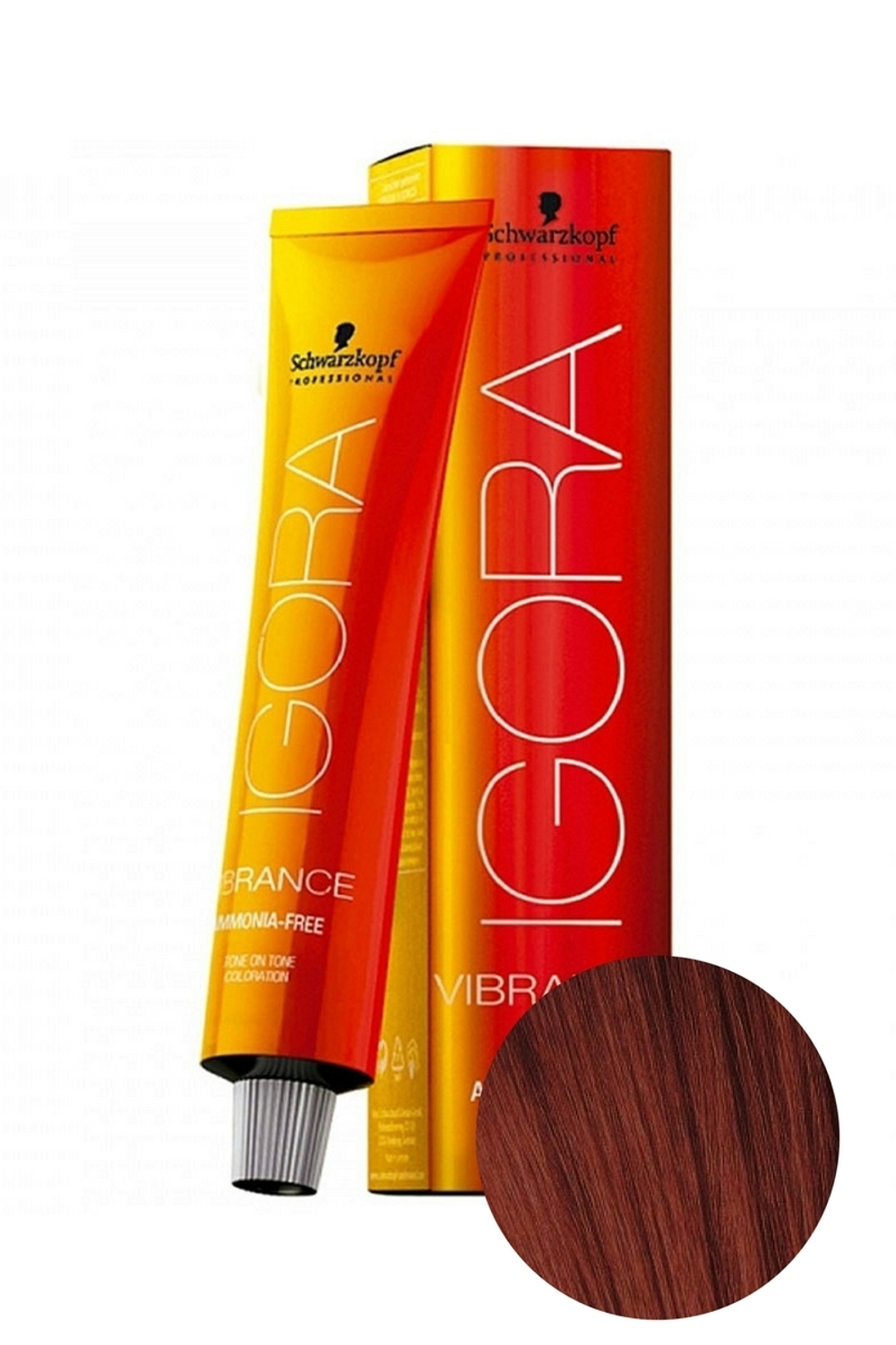 Крем-краска без аммиака Igora Vibrance 5-88 Светлый коричневый красный экстра, Schwarzkopf Professional, 60 мл
