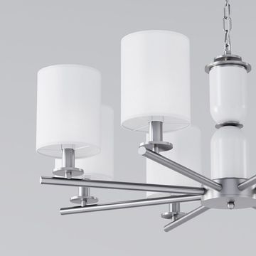 Подвесная люстра 60146/8 никель Caprera Eurosvet