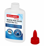 Клей ПВА 45г. УСИЛЕННАЯ ФОРМУЛА (BRAUBERG)