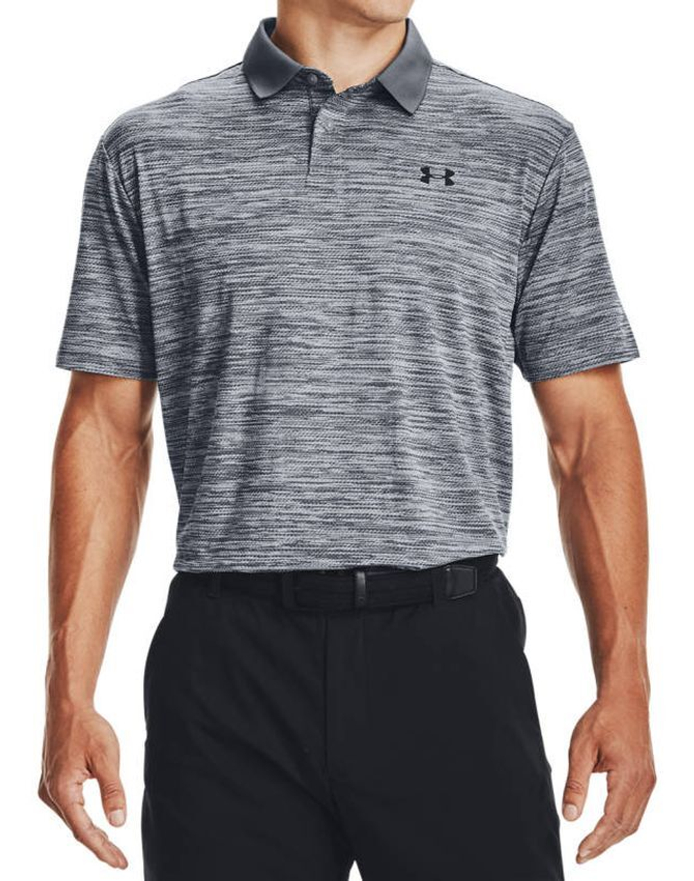 Мужское теннисное поло Under Armour Performance Polo Textured - серый