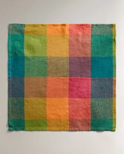 ZARA HOME ХЛОПКОВАЯ САЛФЕТКА (НАБОР ИЗ 2 ШТ.), ЗЕЛЕНЫЙ