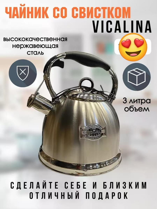 Чайник со свистком Vicalina