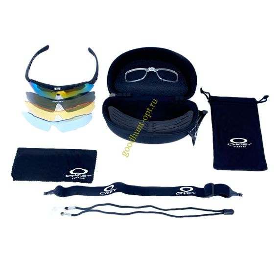 Тактические очки со сменными линзами 5в1 &quot;Oakley&quot;