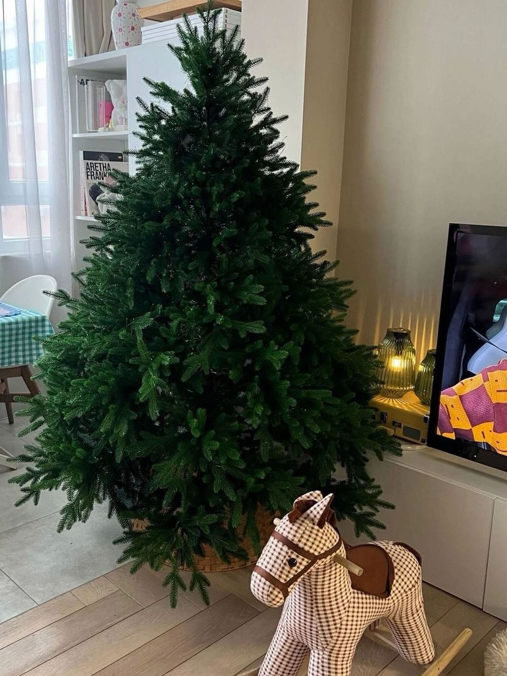 Ель искусственная «Лесная красавица» (Литая хвоя) 250 см / 2,5 м