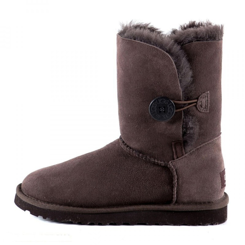 Угги Bailey Button Chocolate