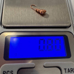 Мормышки вольфрамовые №4 Муравей  цвет медь  0,78 гр . 1,3мм ( набор 10 штук) цена указана за 1 штук