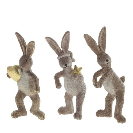 GAEM Изделие декоративное "Кролик подвесной для кашпо", L7 W7 H13,5 см, 3в.