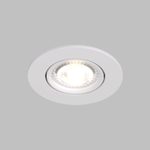 DK3020-WH Встраиваемый светильник, IP 20, 10 Вт, GU5.3, LED, белый, пластик
