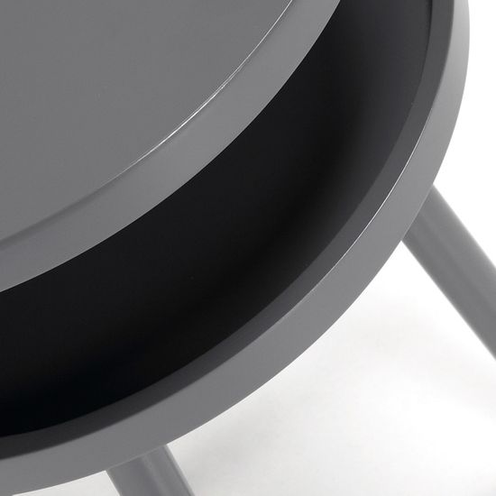 Столик Bruk с полкой серый Испания