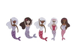 Наклейки на липучке для чемоката Micro, Русалочки