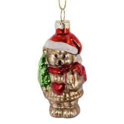 GAEM Украшение новогоднее "Мишка", L4 W3,5 H9 см