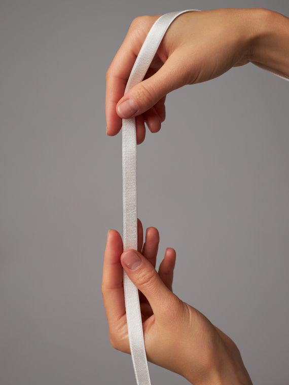 004 740/10 Бретель глянец Lauma 10 мм, айвори 004