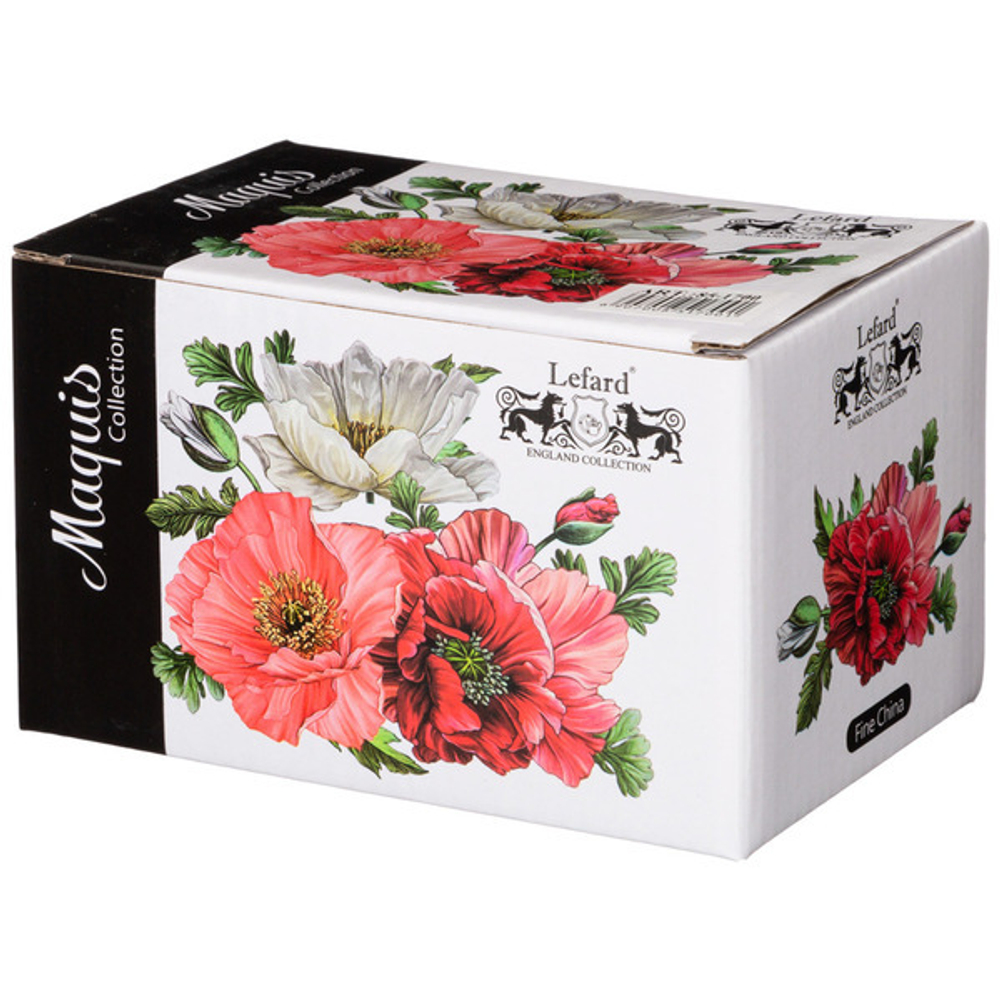 Чайник заварочный фарфоровый 250мл «Маки»