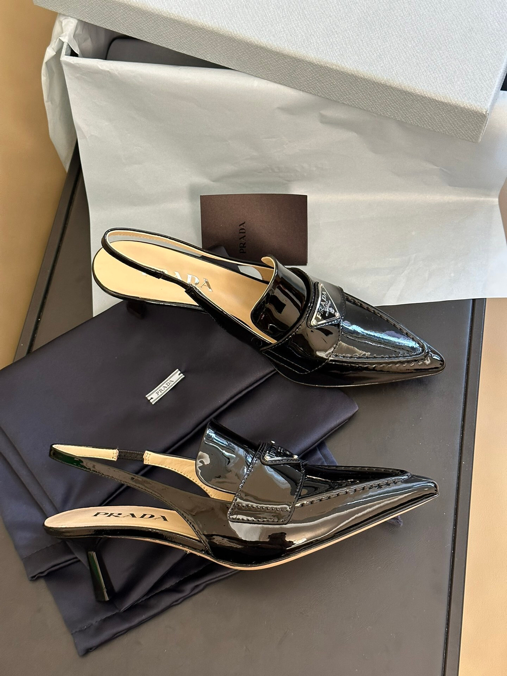 Prada Slingbacks 4.5 cm