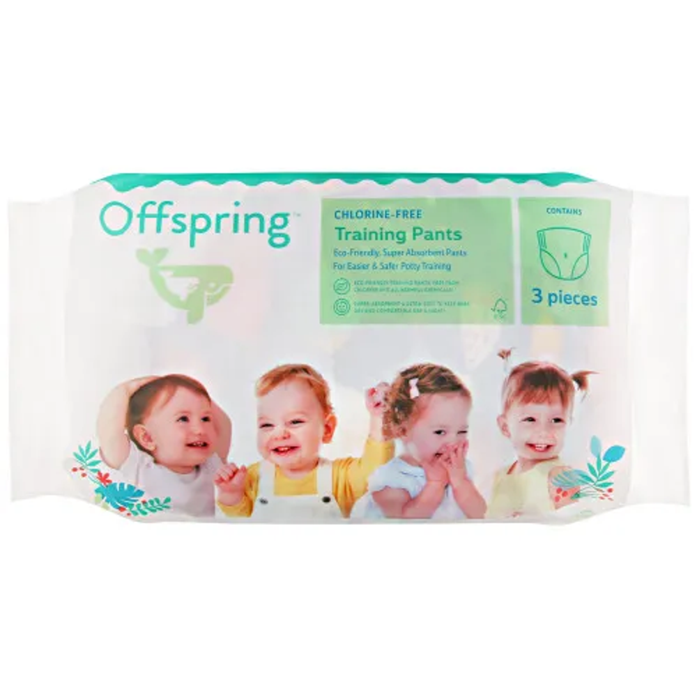 Offspring подгузники travel pack S 3-7 3шт