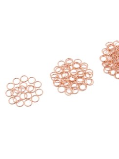 Кольцо Arta-F, 10 мм, металл, розовое золото