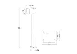 Ландшафтный светильник Arte lamp