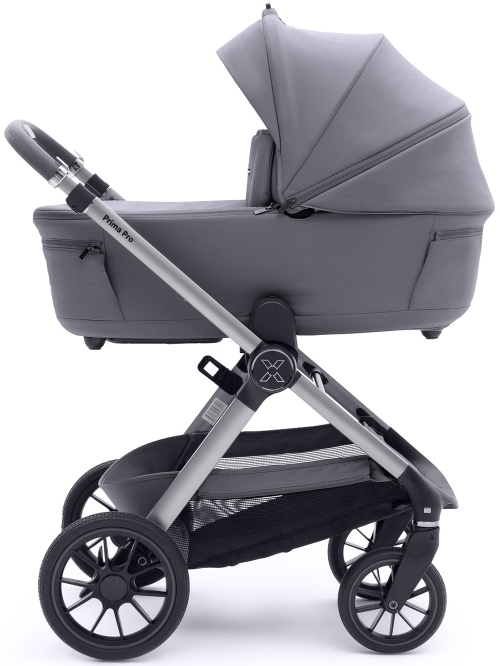 Коляска Agex Prima Pro 3 в 1 с автокреслом i-Safe Grey APS214 Sora серый