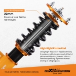 24 Way Damper Coilovers Lowering Suspension подходит для автомобиля BMW 1-SERIES RWD (E82/E88) 08-13