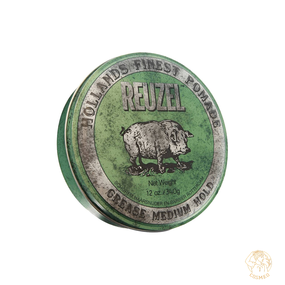Reuzel Green Pomade зеленая помада Hog - петролатум