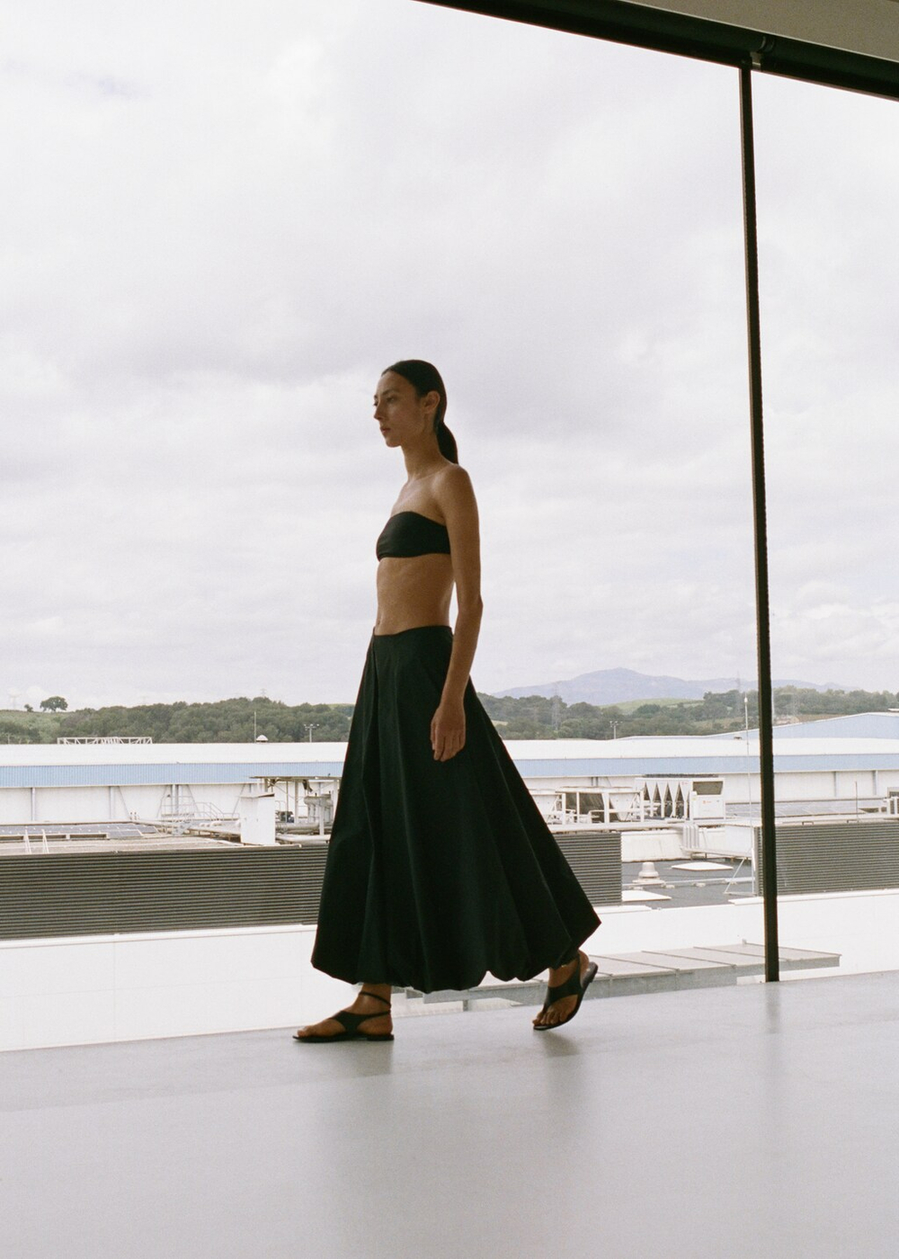 Кожаные сандалии с ремешками