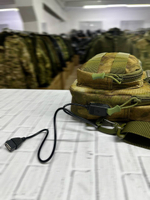 Тактическая плечевая сумка / мох