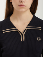 Женское Поло Ribbed Knitted