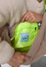 Сумка Aika Bags Долька Макси из барашков халва с неоном