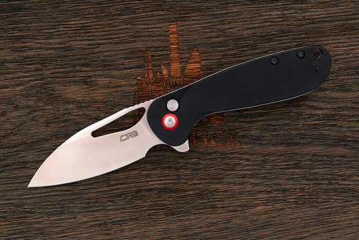 Нож складной CJRB Lago, клинок 87мм, сталь AR-RPM9, рукоять G10 чёрный