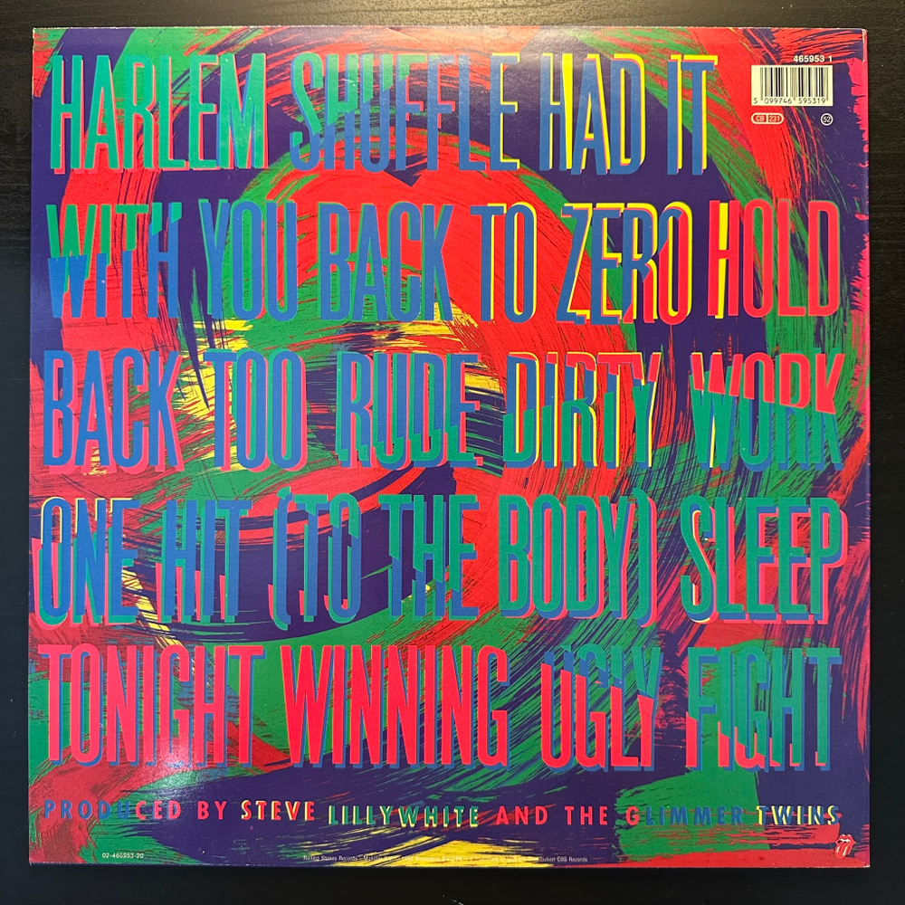 The Rolling Stones - Dirty Work (Европа 1989г.)