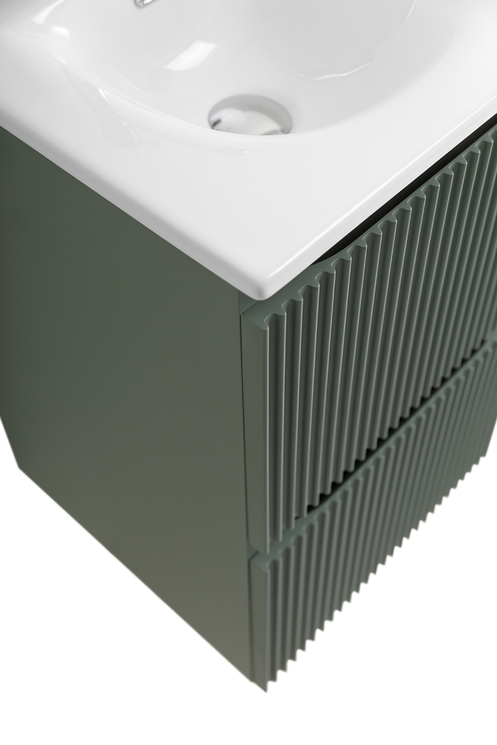 Тумба с раковиной подвесная BelBagno UNO-MINI-400-2C-SO-VO Еловый матовый, раковина белая BB-8099-3-40