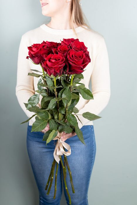 Букет из роз 60 см &quot;Эксплорер&quot; (под ленту)